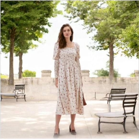 Sister Jane Exclusives Floral Notes Maxi Dress Size L - Picture 1 of 14